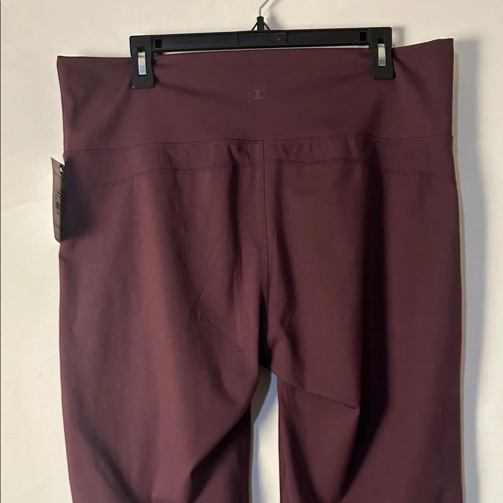 Champion Women’s Black Soft Touch Flare Leggings Burgundy Size 2XL. NWT - Picture 5 of 11